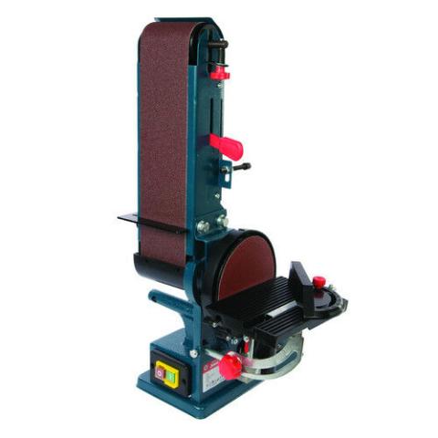 LEVIGATRICE DA BANCO MULTIFUNZIONE NASTRO E DISCO INCLINABILE da 390 mm - 350 W