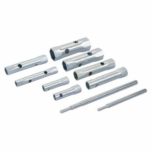 SET DI CHIAVI A TUBO 10 PEZZI 6-22mm KIT SERIE DA 8 A 22 MM IN ACCIAIO LAVORO