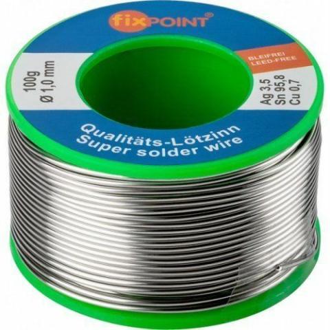 rotolo di stagno per saldatura senza piombo 1 mm 100 gr