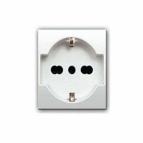 AVE DOMUS 441090/15TS - PRESA SCHUKOBIPASSO 10/16A 2M0D