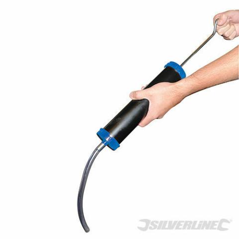 POMPA DI ASPIRAZIONE PER ESTRAZIONE OLIO GASOLIO DIESEL 500 cm SIRINGA MANUALE