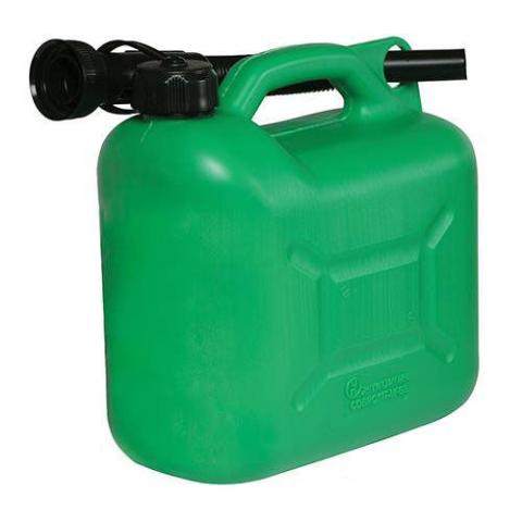 TANICA PLASTICA  5Litri TRASPORTO CARBURANTI BENZINA  GASOLIO -beccuccio