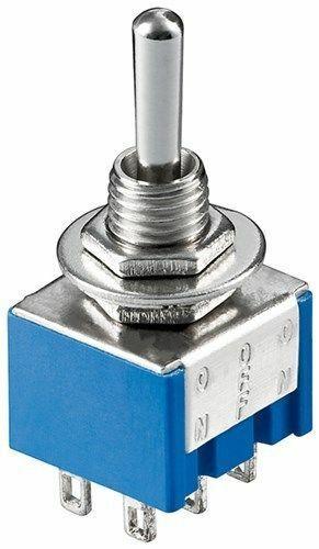 interruttore levetta miniatura 2 posizioni a saldare 6 pin