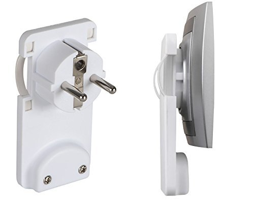 presa schuko piatta Protezione Contatto Spina Bianco extra piatta pareti mobili