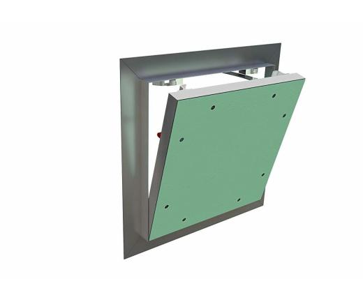 BOTOLA ISPEZIONE CARTONGESSO CONTROSOFFITTO TELAIO ALLUMINIO APRIBILE 50X50