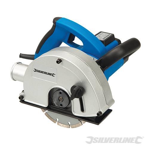 Scanalatore da muro 1700W-2dischi diamantati in valigia-Taglio regolabile