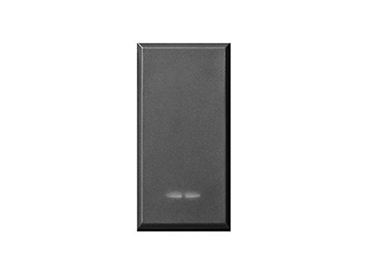 AVE TEKLA44 445005 PULSANTE 1P NERO OPACO ILLUMINABILE