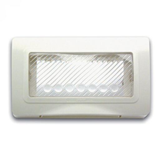 AVE 44SP04B PLACCA IP55 RAL9010 MEMBRANA S44 4MOD - AUTOPORTANTE -4 MODULI