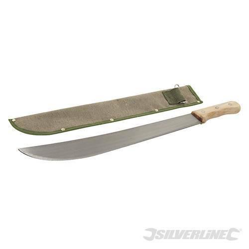MACETE INVERSO CON MANICO IN LEGNO MACHETE RONCOLA POTATURA ORTO GIARDINO 405 mm