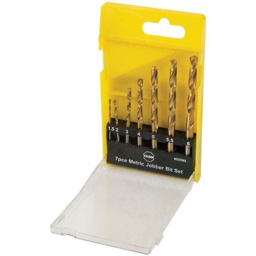 Set punte Jobber 7 p.zi Da utilizzare su metallo, plastica o legno
