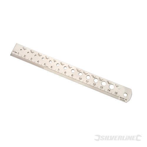 Trapano Guida 6" 150mm Modello in Acciaio Inox regola