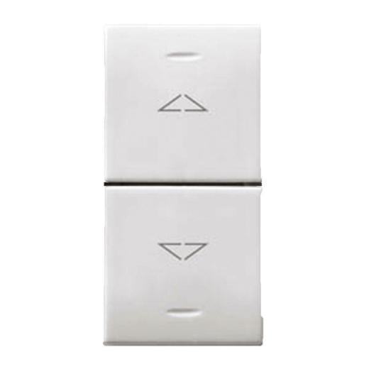 Commutatore 1P 10A 2 tasti AVE serie Domus 1 modulo 441051 3 posizioni