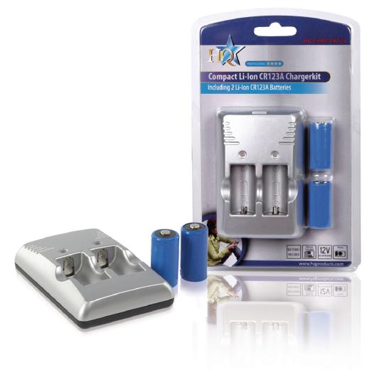 Carica Batteria al Litio-Iodio 2x CR123A