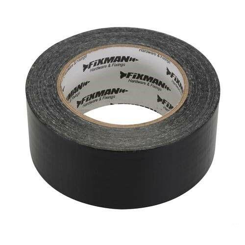 NASTRO AMERICANO NERO FORTE ADESIVO RETINATO mm. 50 LUGHEZZA 50 METRI