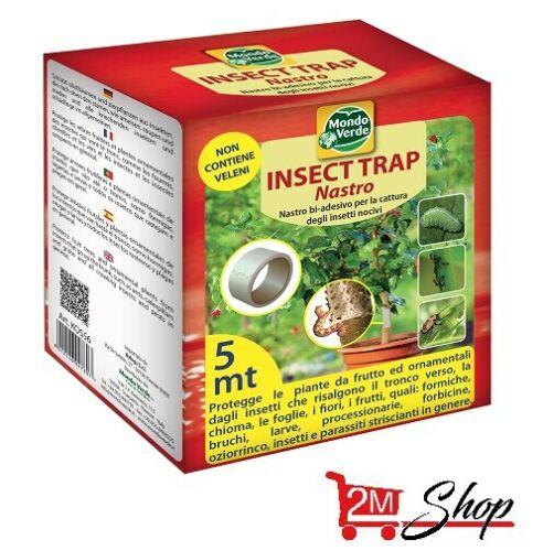 INSECT TRAP NASTRO BIADESIVO CM5X5MT PROTEGGE PIANTE DA FRUTTO CONTRO INSETTI