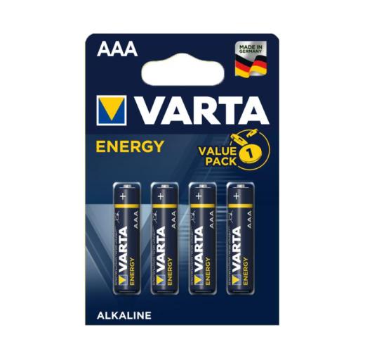 LR03 AAA MINI STILO BLISTER 4PZ BATTERIE ALCALIN VARTA ENERG