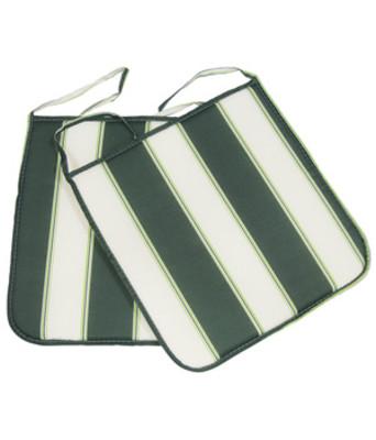 CUSCINO PANAREA CM.39X39X2 RIGATO VERDE 4 PZ