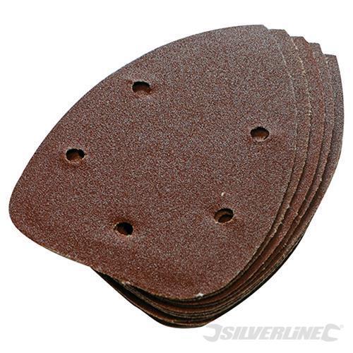 10 fogli per levigatura a dettaglio a fissaggio strappo 140 mm 80 Gra
