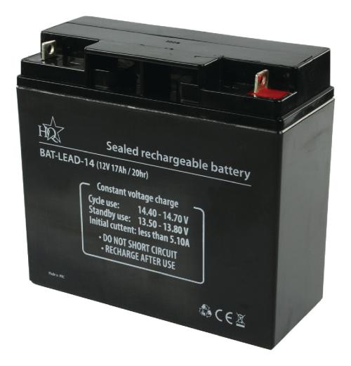 BATTERIA AL PIOMBO RICARICABILE 12V 17AH 18AH TERMINALI VITE/BULLONE