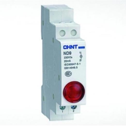 Chint nd9-r230 spia led modulare 115-230v rossa594113