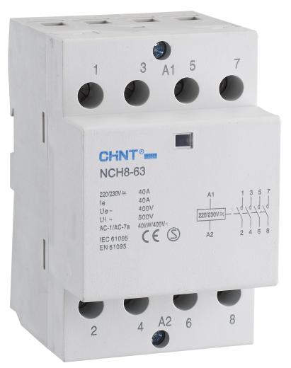 Chint NCH8-25.22/230-CONT.MOD. 25A 2NA-2NC 230VAC 256091 81097