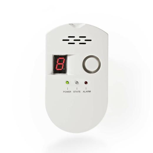 RILEVATORE DI GAS METANO GPL BUTANO ALLARME 85DB SENSORE FUGHE SALVA VITA