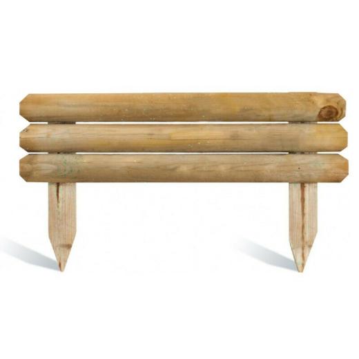 STACCIONATA STECCATO RECINTO BORDURA LASA IN PINO IMPREGNATO CM 55X H 30