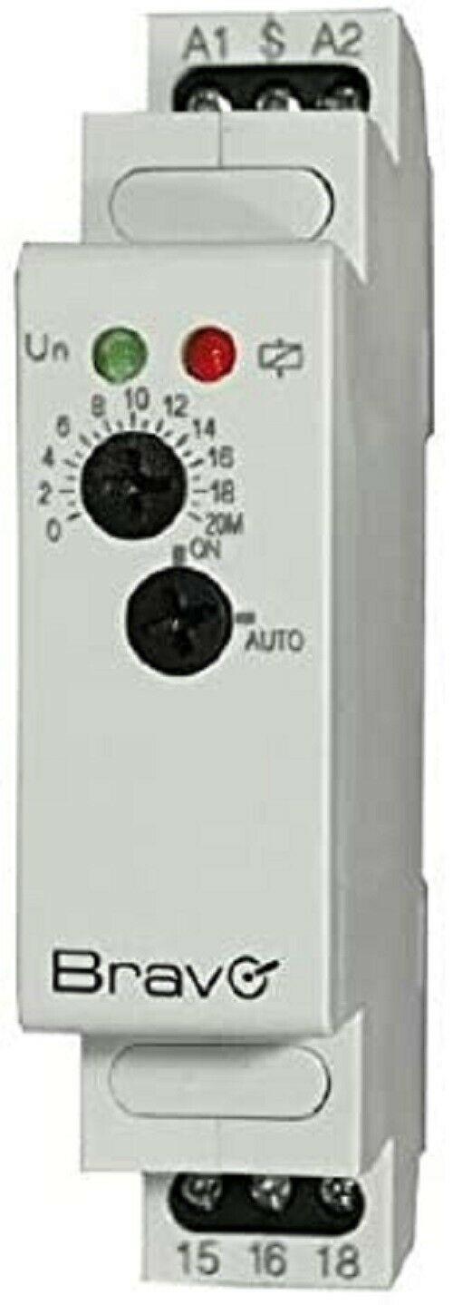 Interruttore automatico luci scale per quadri elettrici DIN BRAVO 93003220