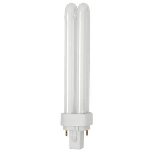 lampadina neon fluorescente g24d 26 watt 8000 ore B CE bianco nat kan 10662