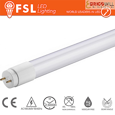 FSL T8 LED Tubo Vetro - 24W 2200LM 4000K G13 4000 K