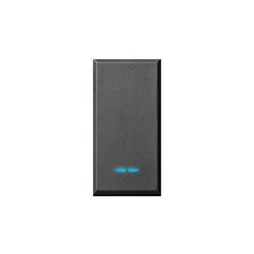 AVE TEKLA44 445001 INTERRUTTORE 1P NERO OPACO ILLUMINABILE