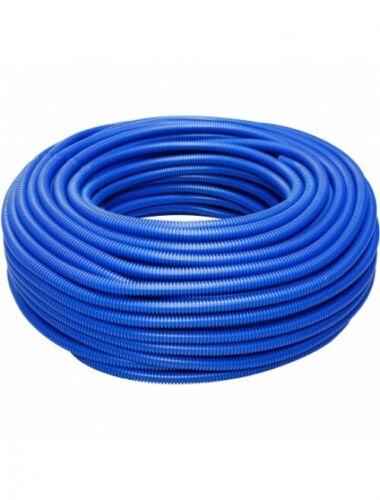 TUBO CORRUGATO  FLEX COLORATO AZZURRO DA 20 MM