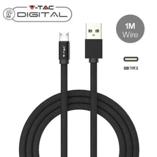 cavo da usb a usb type c ruby series in corda 1 mt nero