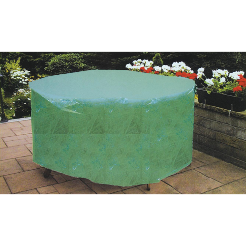 Copertura per tavolo ovale da esterno cm 230x110x70 poliestere verde resistente