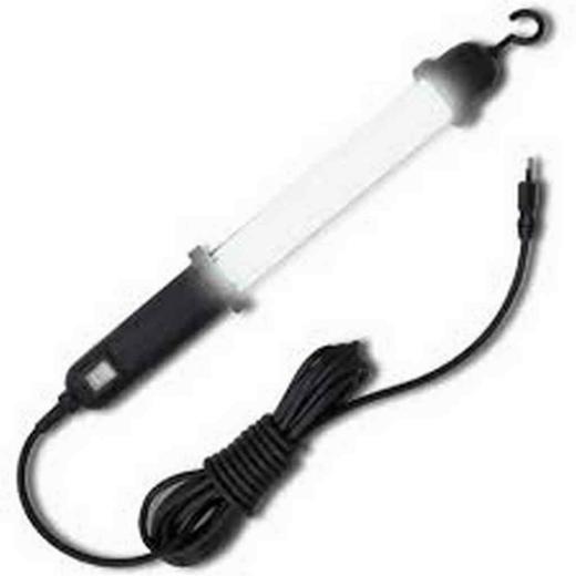 LAMPADE CON GANCIO NEON 8W TORCIA MECCANICO OFFICINA CAVO 5MT VALEX PORTABILE