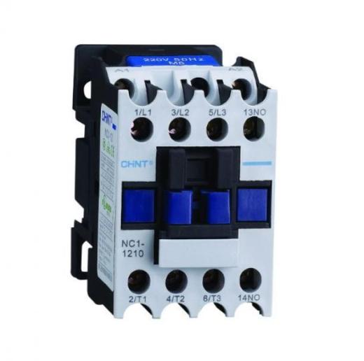Contattore serie NC1 Chint 221363- NC1-12.10/24V -3P 12A 1NA