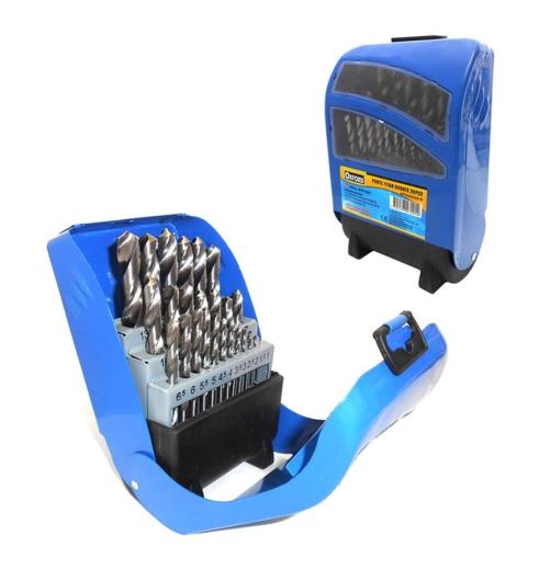 25 punte trapano metallo tipo lega di titanio hss da 1 a 13 mm fresa frese