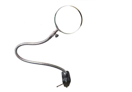 Lente di ingrandimento da tavolo con treppiede a collo di cigno