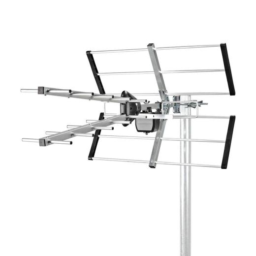 antenna digitale terrestre uhf 12 elementi lte hd alluminio nedis