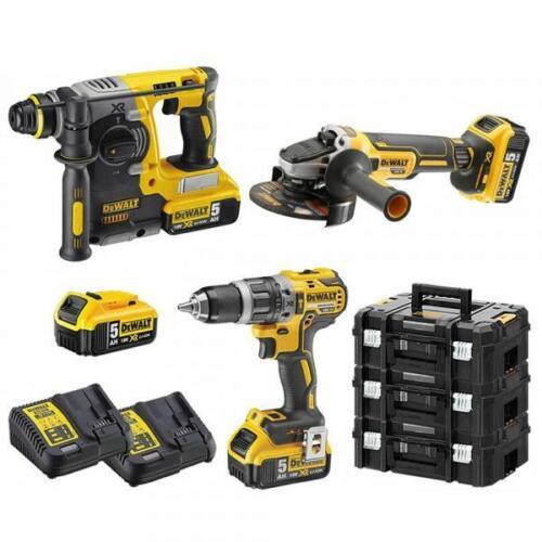 Tassellatore - trapano-  smerigliatrice 18 Volt / 5 Ah DCK353P4T-IT marca DEWALT