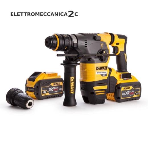 DEWALT DCH334X2-QW tassellatore 54v 2x9ah max foratura 30mm 3,5j 2mandrini tstak
