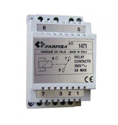 farfisa Unita rele a due ingressi di comando Inseritore universale 1471