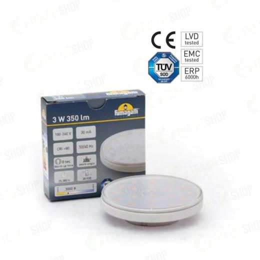 LAMPADINA LED GX53 3W CCT 3000K-4000K