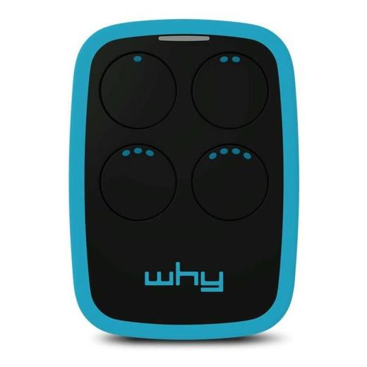 RADIOCOMANDO WHY EVO SKY BLUE MULTIFREQUENZA AD AUTOAPPRENDIMENTO 4 TASTI