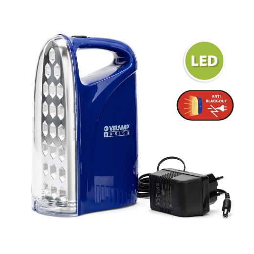 Lampada emergenza portatile ricaricabile led 250 lm iron light