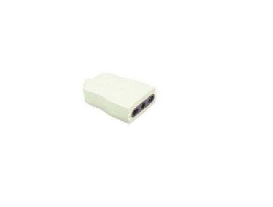 PRESA POLIPLAST 2P   T 10A / 16A 300605B BIVALENTE COLORE BIANCO