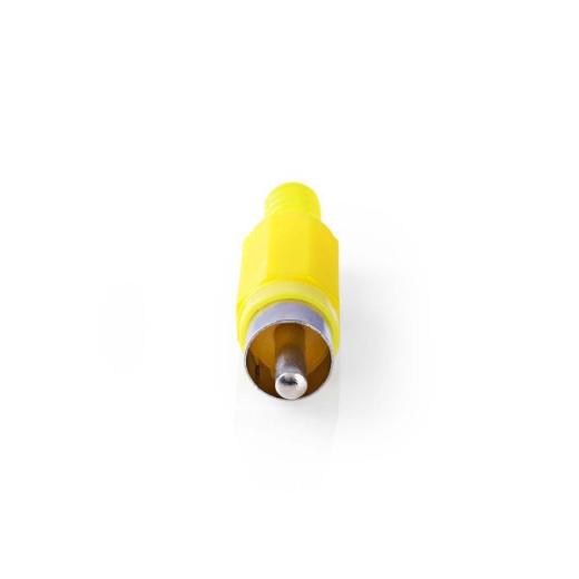 Connettore RCA  RCA maschio   25 pezzi  Giallo