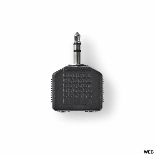 Adattatore audio stereo Maschio da 3,5mm-2x Femmina da 3,5mm