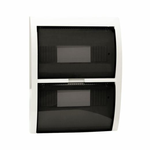Coperchio 53T24B IP40 colore bianco domus RAL9010 24 moduli DIN  BL08P e BL08CG