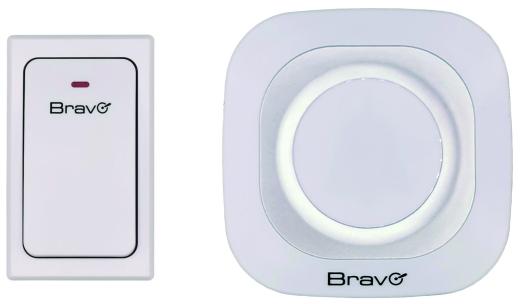Bravo 92902915 Campanello Wireless Kin- Plug In 36 Suonerie Different